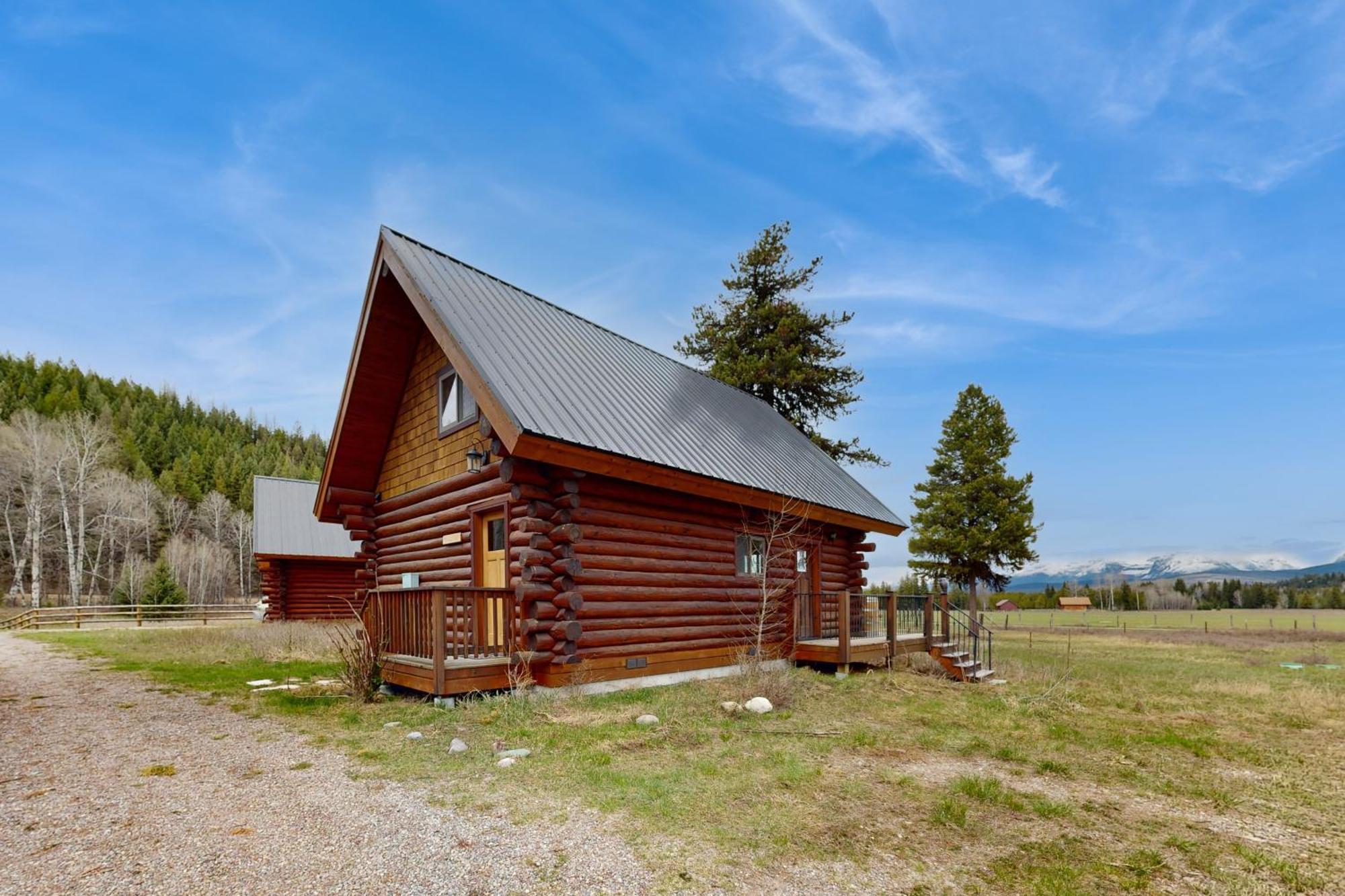 Cabin 2 - Pronghorn Villa Polebridge ภายนอก รูปภาพ