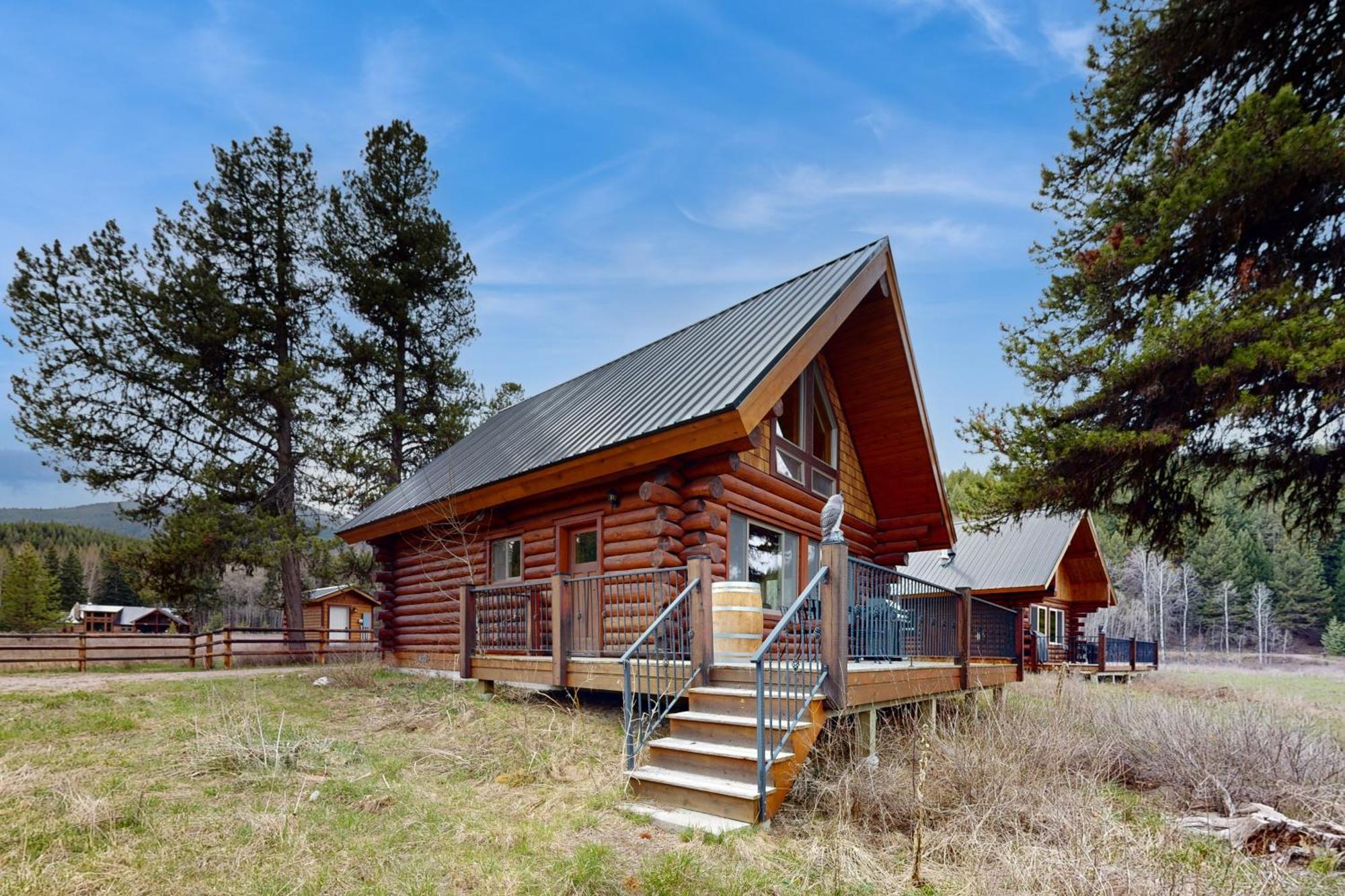 Cabin 2 - Pronghorn Villa Polebridge ภายนอก รูปภาพ